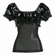 Image result for Plus Size PVC Top