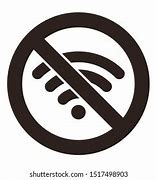 Image result for No Person Wi-Fi Sign