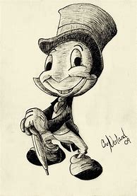 Image result for How to Draw Jiminy Cricket
