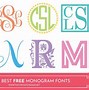 Image result for Free Downloadable Monogram Fonts