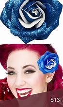 Image result for Blue Glitter Roses
