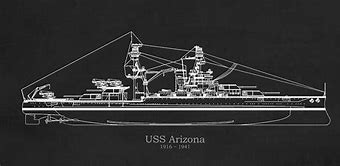 Image result for USS Arizona Drawing