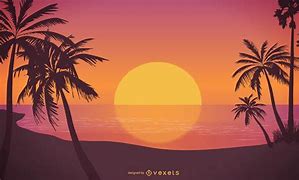 Image result for Sunset Illustration