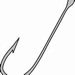 Image result for Fish and Hook Outline Clip Art