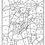 Image result for Color by Number Coloring Sheets for Adults Winne the Pooh