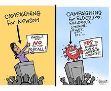 Image result for Cartoon Gavin Newsom and World Politics