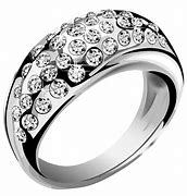 Image result for Silver Ring with Diamond