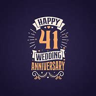 Image result for 41 Years Anniversary