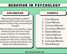 Image result for Behavior Psychology