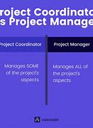 Image result for Project Manager vs Project Coordinator