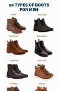 Image result for Types of Men's Boots