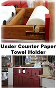 Image result for DIY Undercounter Paper Towel Holder