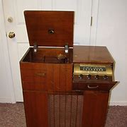 Image result for RCA Victor Cabinet FM Radio Record Player