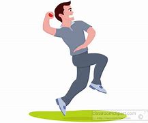 Image result for cricket player bowling clip art