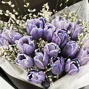Image result for Tulip Bouquet with Lavender