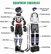 Image result for All Hockey Equipment