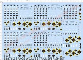 Image result for Space Wolves Transfer Sheet