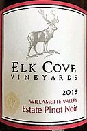 Image result for Elk Cove Pinot Noir Willamette Valley