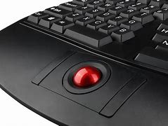 Image result for Ergonomic Keyboard with Trackball Mouse