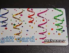 Image result for Menards Gift Card