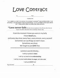 Image result for Love Contracts for Couples