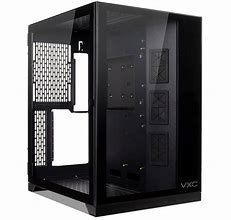 Image result for Tecware Edge TG Flaming Tempered Glass ATX Casing Black
