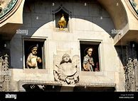 Image result for Prague Statues On Building with Astronomical Clock