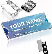 Image result for Magnetic ID Badge Holder