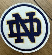 Image result for Notre Dame Iron On Logo