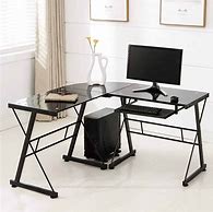 Image result for Gaming Desk with Keyboard Tray