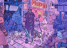 The Future Is Now: Cyberpunk Illustrations Of A Dystopian Future