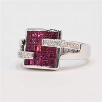 Image result for Invisible Set Ruby Jewelry