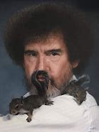 Image result for Bob Ross Straight Hair