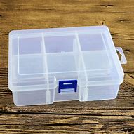 Image result for Small Plastic 6 Space Box
