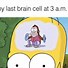 Image result for My Brain in Class Meme