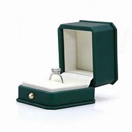 Image result for Dark Green Leather Ring Box