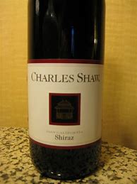 Image result for Charles Shaw Shiraz