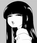 Image result for Anime Girl Manga PFP Black and White