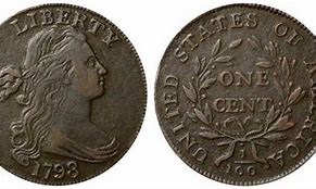 Image result for 1798 Draped Bust Large Cent