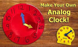 Image result for Make Your Own Clock Design