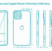 Image result for iPhone 12 Dimensions Front