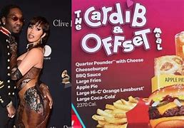 Image result for Cardi B and Offset Meal Bag