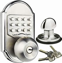 Image result for Mechanical Keyless Door Lock