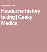 Image result for Geeky Medics Dementia History