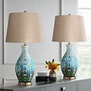 Image result for Teal Lamps for Living Room