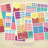 Image result for Printable Life Planner Stickers