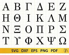 Image result for Greek Letters Font