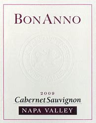 Image result for Bonanno Cabernet Sauvignon