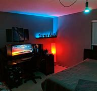 Image result for Gaming Room Bed Setup