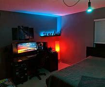 Image result for Bedroom Gaming Setup